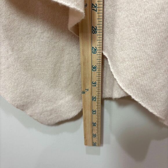 Joie Cream Ivory Cashmere Wool Sweater Tunic Women S Asymmetric Hem Relaxed Fit - Picture 5 of 11